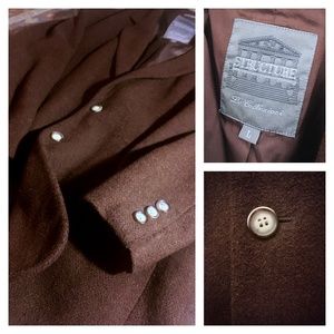 Structure | Wool Two-Button Blazer | L